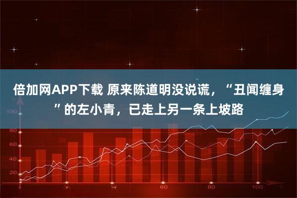 倍加网APP下载 原来陈道明没说谎，“丑闻缠身”的左小青，已走上另一条上坡路