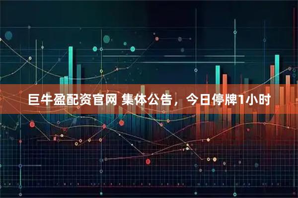 巨牛盈配资官网 集体公告，今日停牌1小时